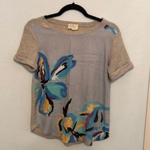 Anthropologie Watercolor T shirt